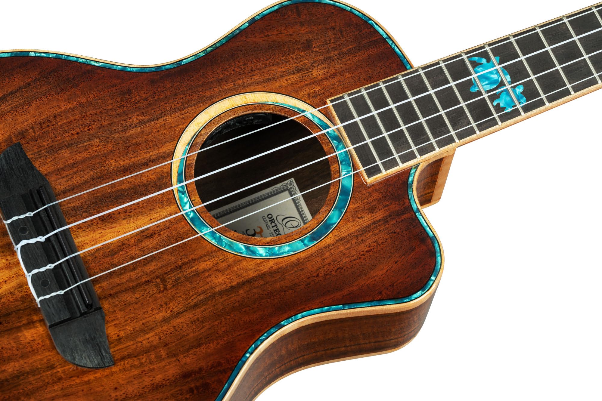 Ortega 30th Anniversary Series RUHZ30TH-ST Electro-Acoustic Tenor Ukulele with Gig Bag