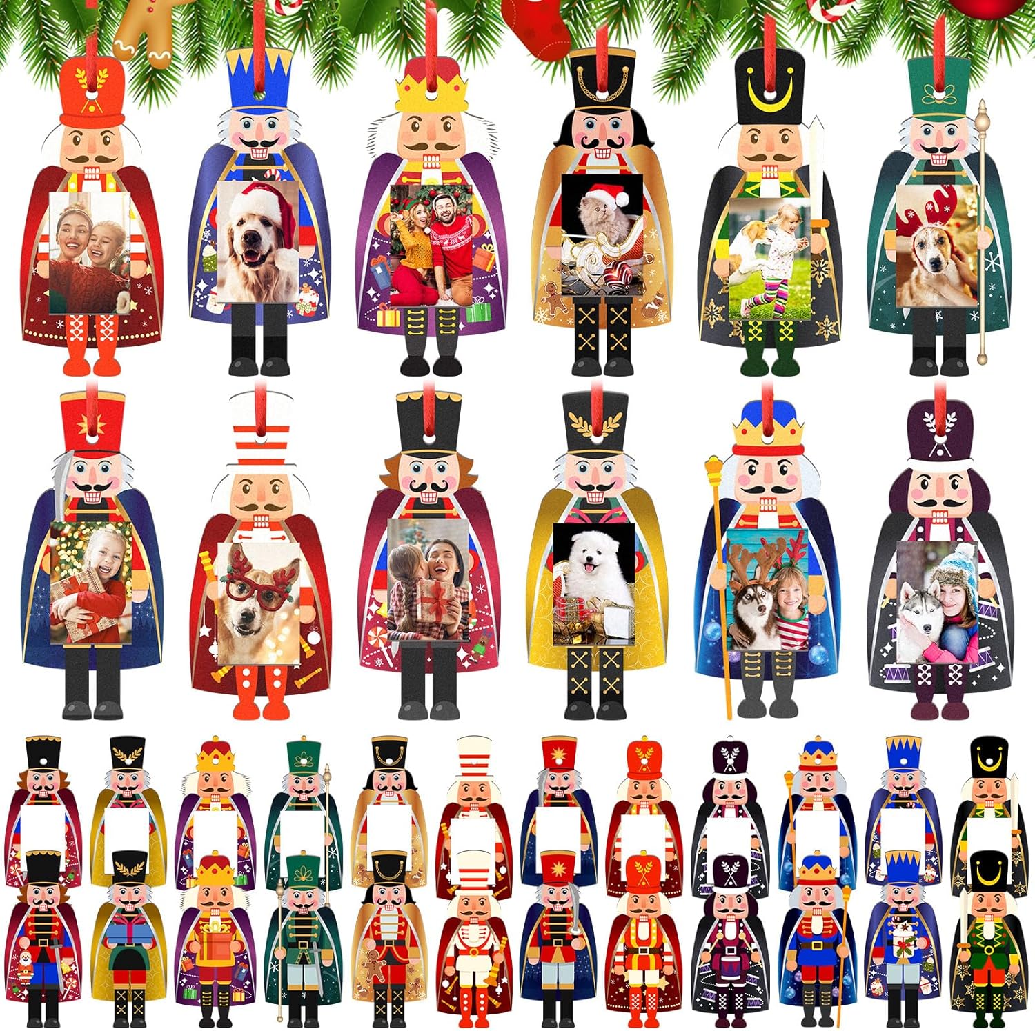 Suzile 36 Pcs Christmas Photo Frame Christmas Frame