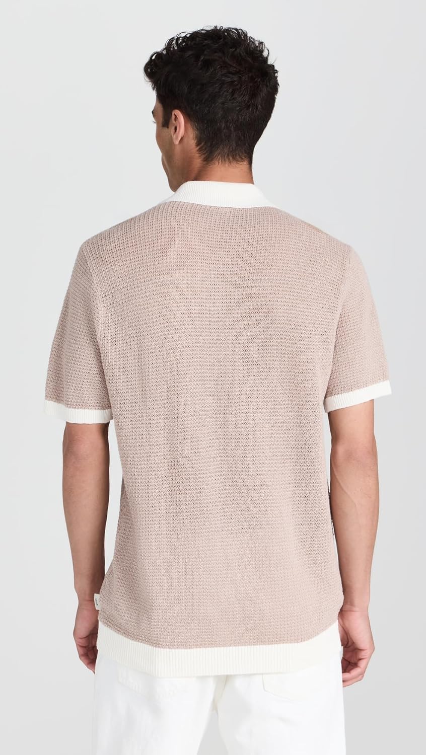 Onia Men's Linen Button Up Sweater - Image 3