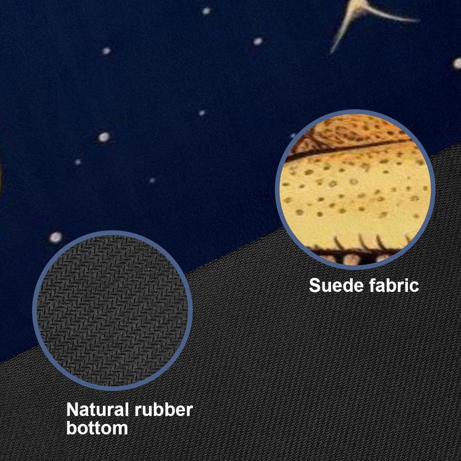 Yoga Towel, Crocodile Star Sunflower Non Slip Sweat Absorbent Hot Yoga Mat Towel for Hot Yoga, Pilates and Fitness - 72.8" x 26.8"