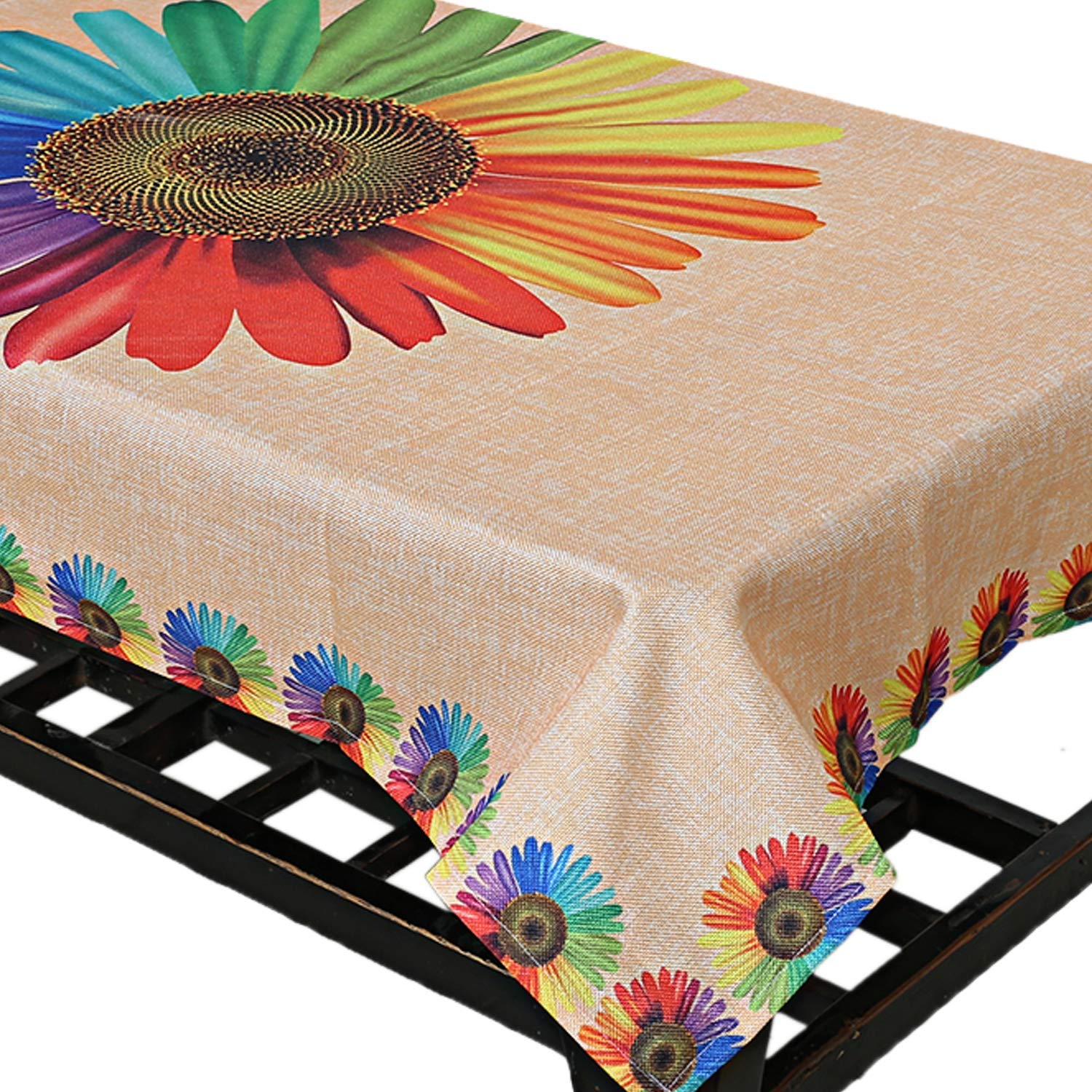 Kuber Industries Flower Design Jute 4 Seater Center Table Cover - Pink (CTKTC02075) (B07KYCSCCP) Amazon Price History, Amazon Price Tracker