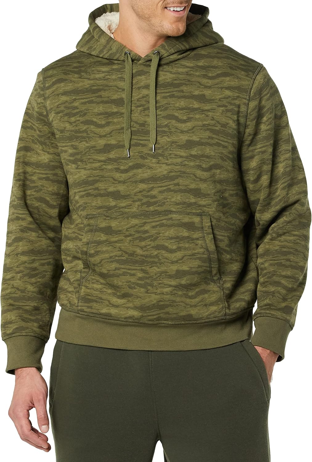 Flygo Damen Zip Up Hoodie Winter Sweatshirt Fleece Sherpa Gefüttert