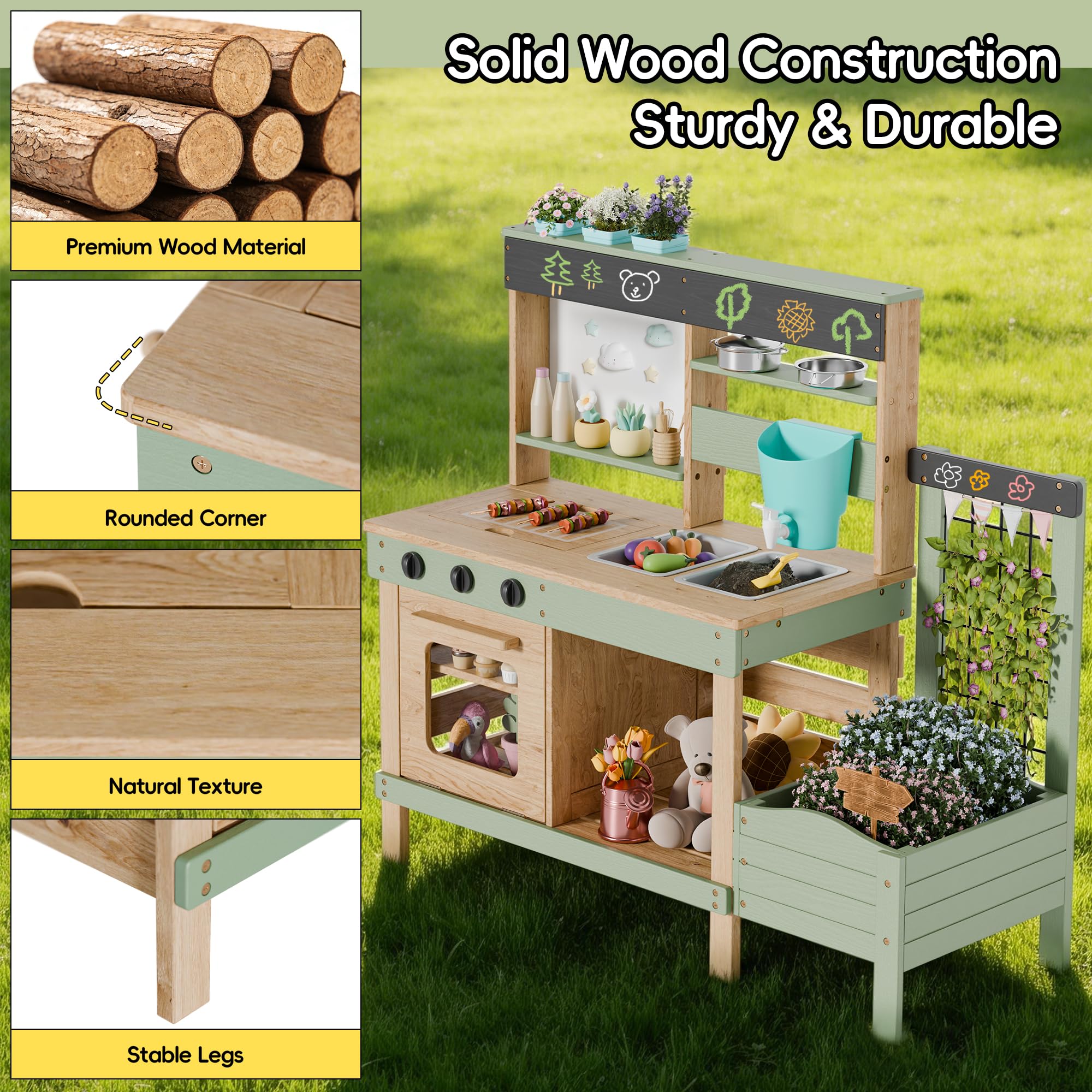 Outdoor Mud Kitchen for Kids — view 8