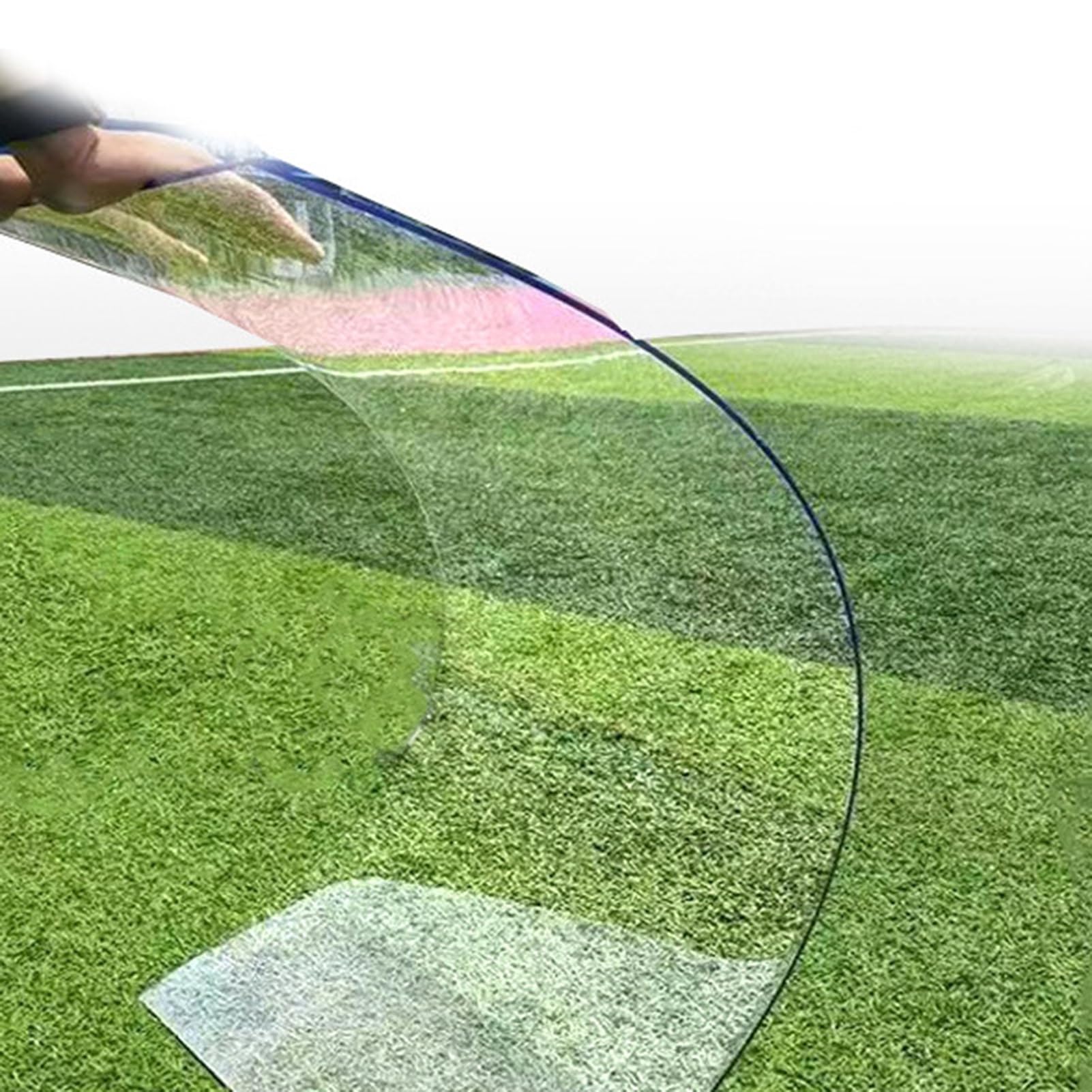 Polycarbonate Panel Roofing Sheets, PC Endurance Board, Roofing Cladding, for Greenhouse, Shed, Carport, Easy to Bend & Cut, Custom(1.22x2m(4x6.6ft))