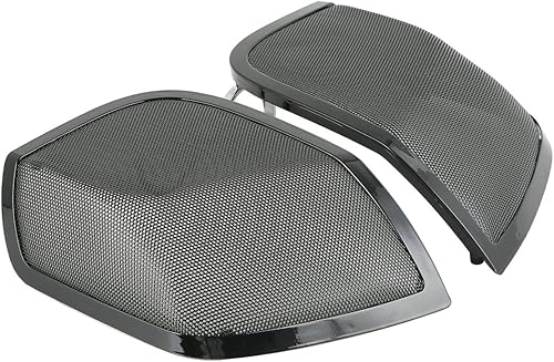 Miniatura 3 de XMT-MOTO Tapas de alforja de 5 '' para parrillas de altavoz para Harley Touring FLT, FLHT, FLHTCU, FLHRC, Road King, Road Glide, Street Glide,