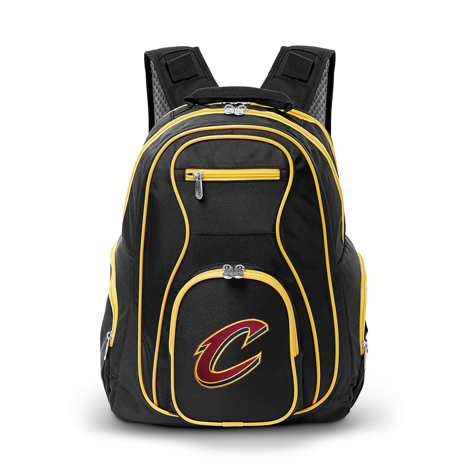 NBA L708 19” Premium Laptop Backpack with Colored Trim (Cleveland Cavaliers)