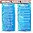 Perfect Remedy 2-Pack Gel Ice Packs for Injuries - Reusable, Soft & Flexible Hot & Cold Compress, Soothing Aid for Sprains, Strains, Soreness conditions, Alternative to Hot Water Bottles (Blue, Large)