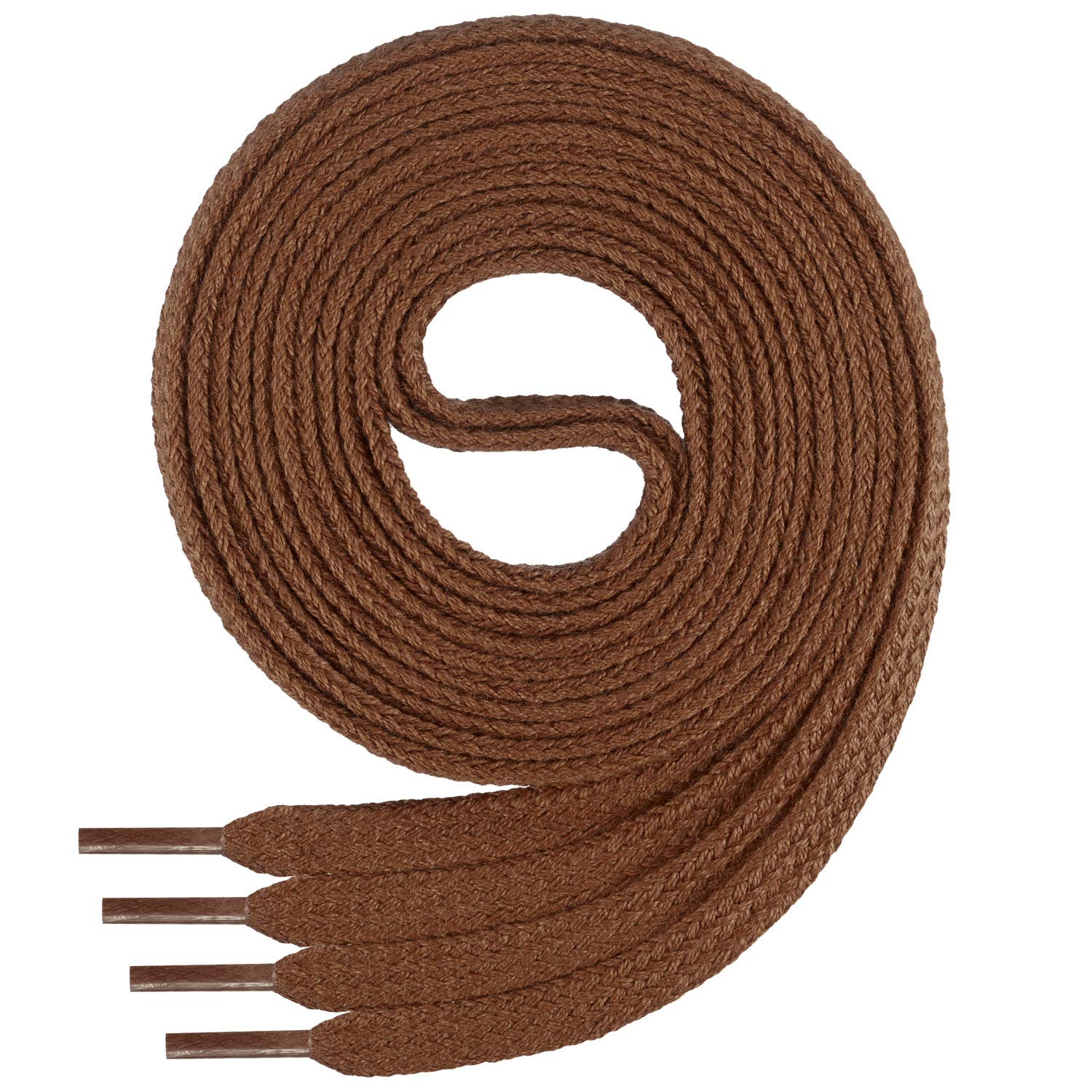 Di Ficchiano - Cordones planos de algodón 100% para zapatillas y calzado deportivo, muy resistentes, aprox. 7 mm de ancho, 45-200 cm de longitud, fabricado en Europa — view 9