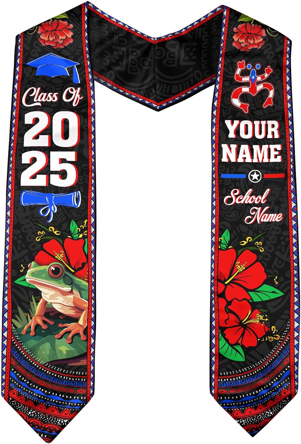 Custom Puerto Rican Graduation Sash 2025, Puerto Nepal | Ubuy