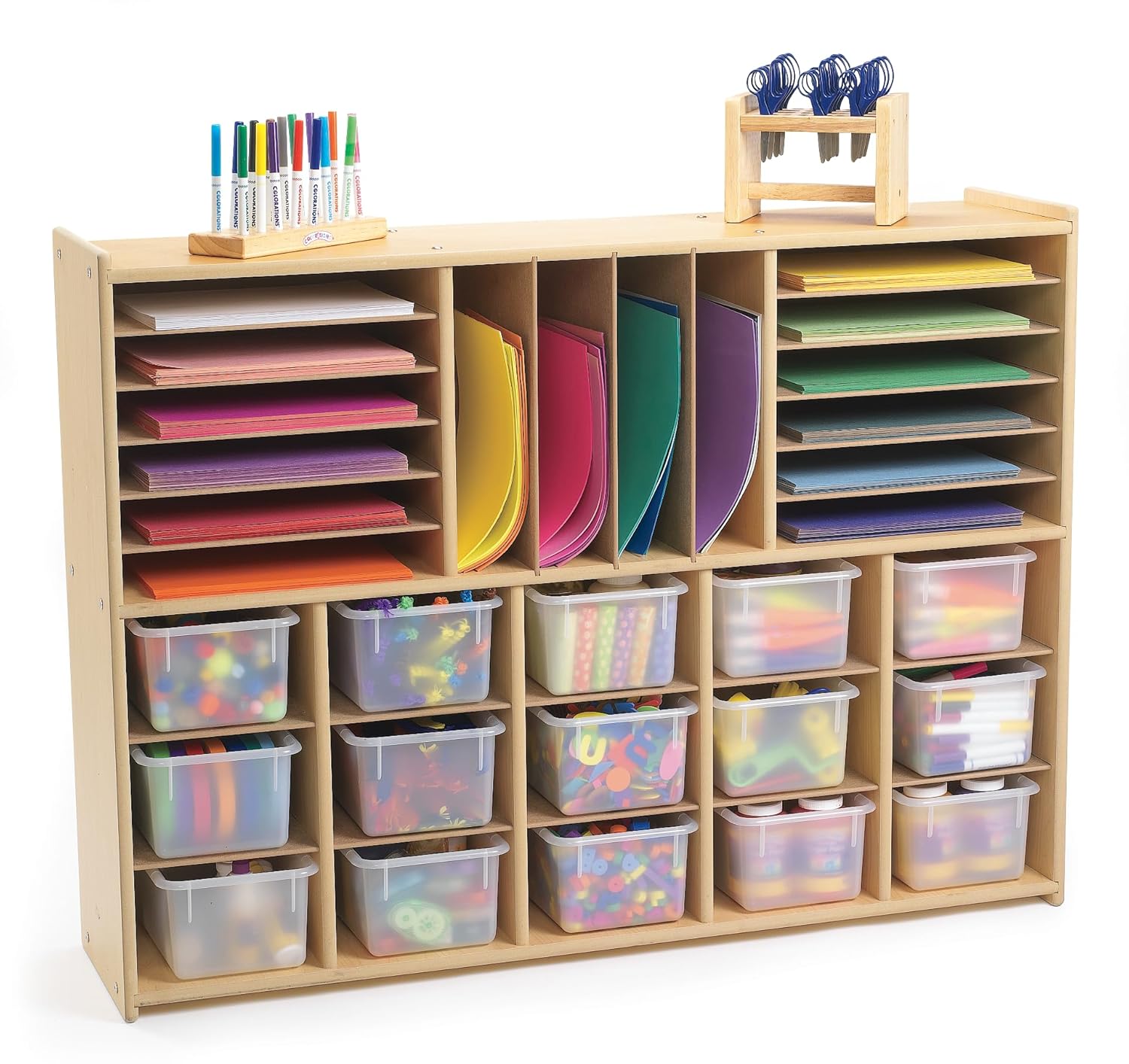 Children’s Factory Value Line Kids Classroom Organizer, Multi-Section Classroom Organization for Kids and Toddlers