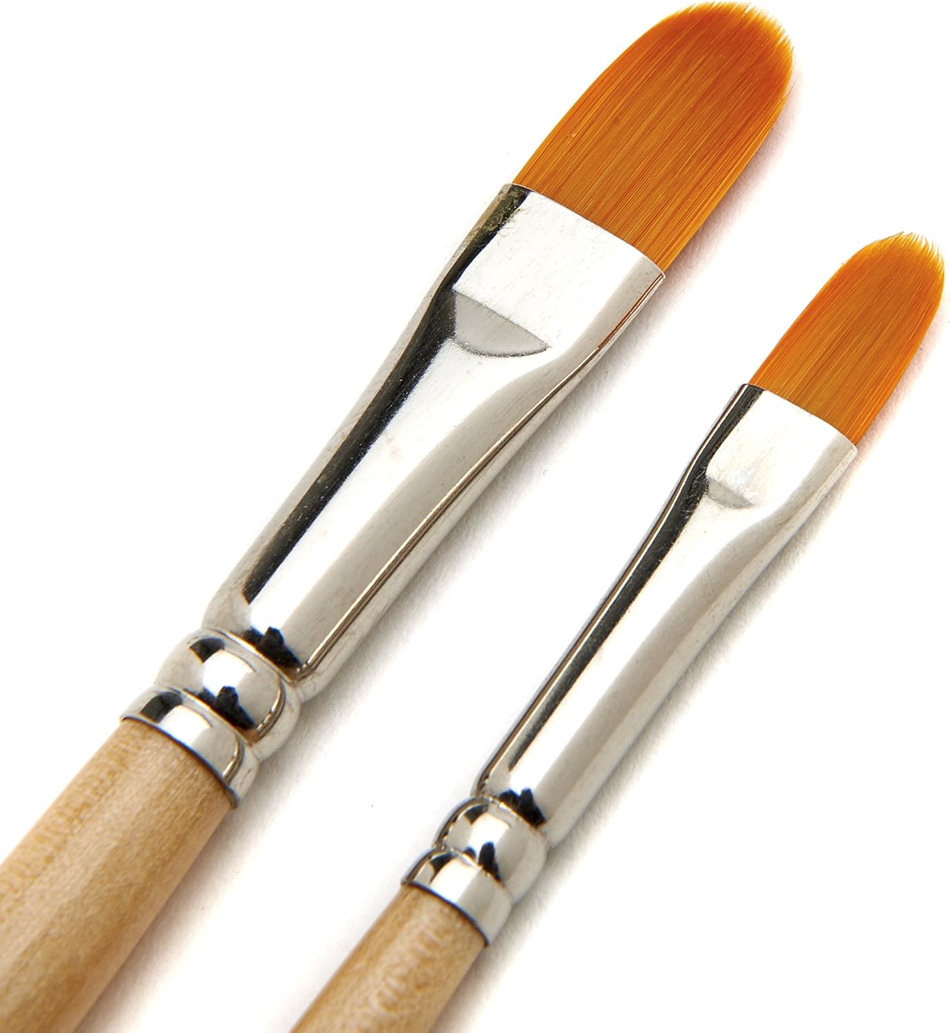 AIT Art Paint Brush Set - 14 Paint Brushes - Rounds, Flats, Angle Shaders, and Filberts - Handmade in USA for Trusted Performance with Oil, Acrylic, and Watercolor