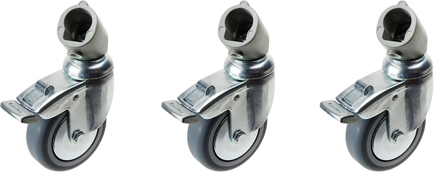 Super Cheap 🛒 Manfrotto 110 75mm Caster with Brakes for all 22mm Leg Diameters - Set of 3