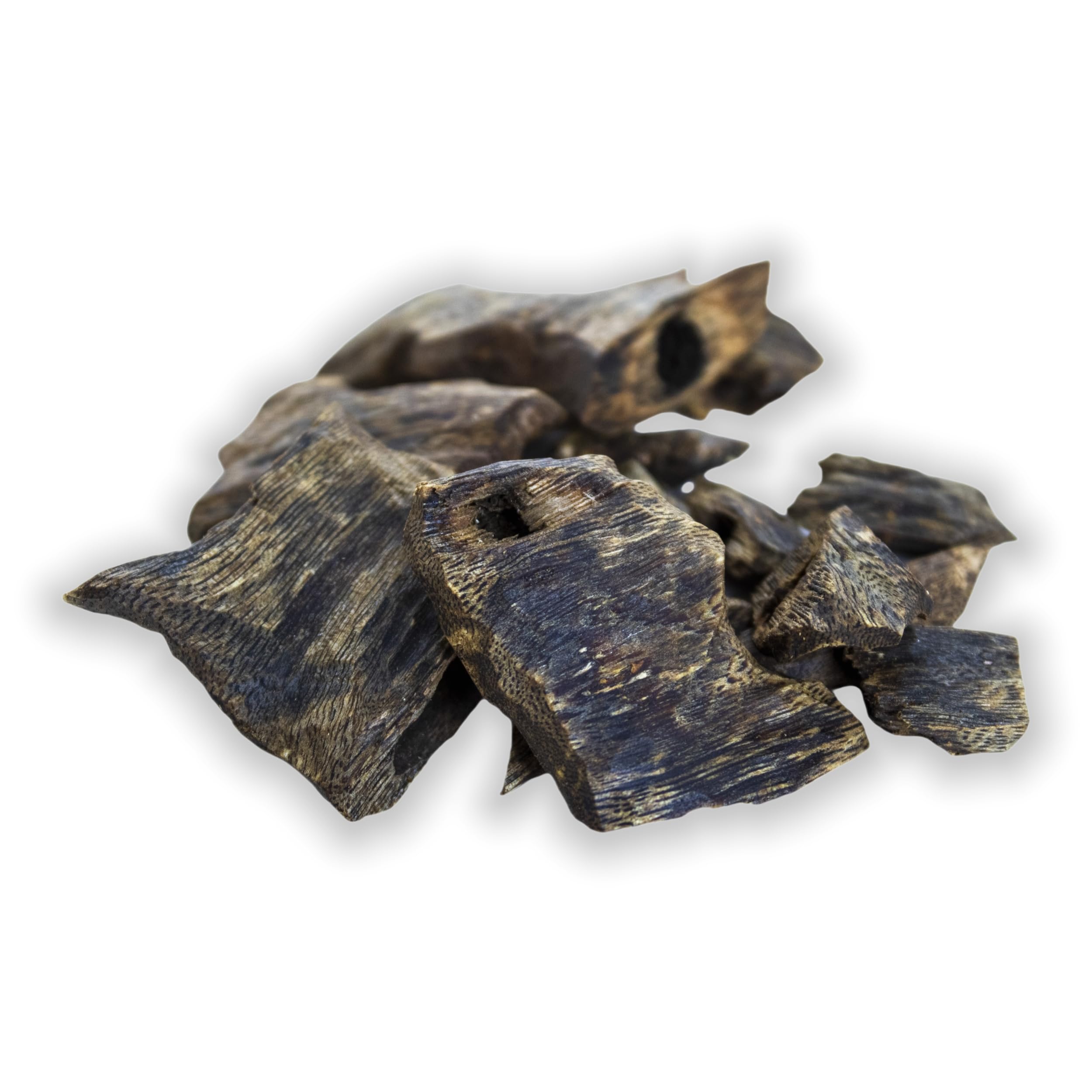 Chinese Kyara Agarwood Incense (Qinan Oud Incense) - Premium Natural Agarwood for Home Fragrance & Luxury Gifts | Multiple (Weight 20g -Upper Medium Grade -Block)