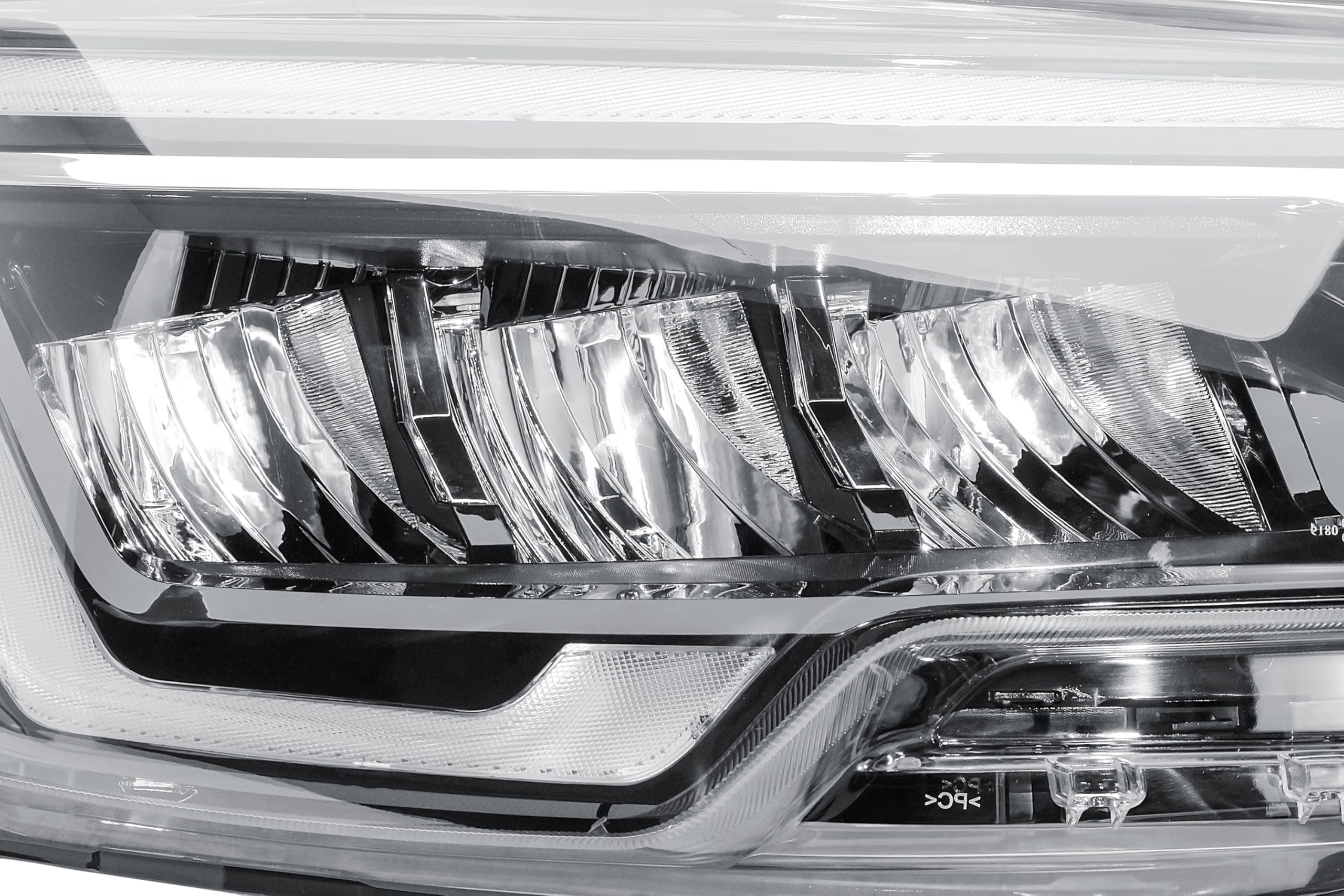 LONGLING Faro anteriore Fari Destri Lato Passeggero Fari Anabbaglianti a LED Completi con Motore per Renault Trafic 2022-2025