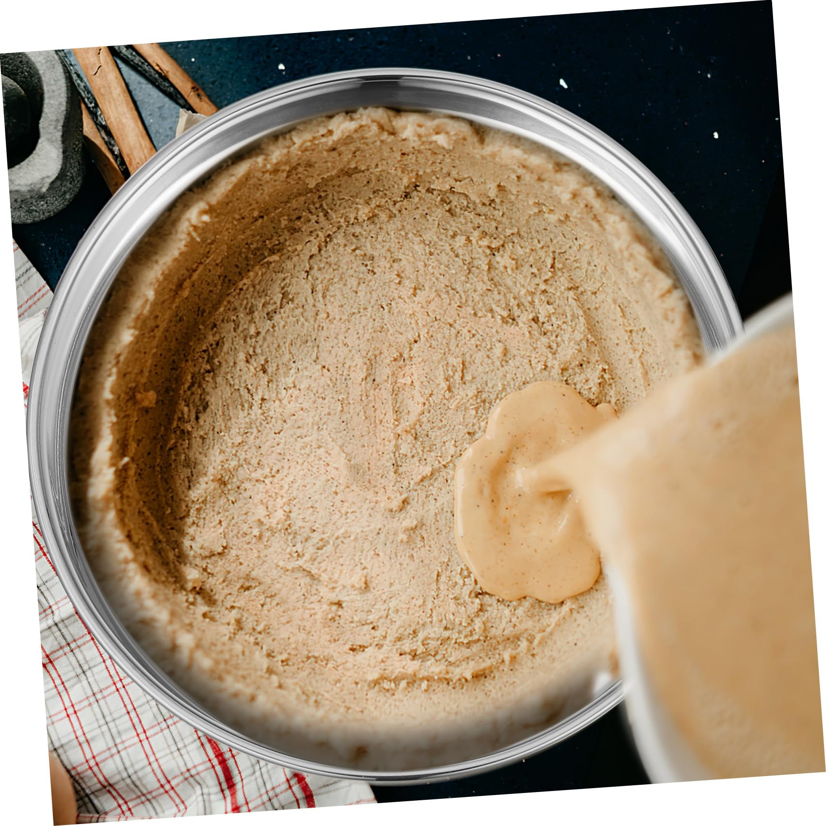 Housoutil Molde Circular Bandejas Redondas Duraderas 2 Piezas para Pastel de Acero Inoxidable Herramientas Multiusos para Hornear y Preparación de Comidas para Repostería