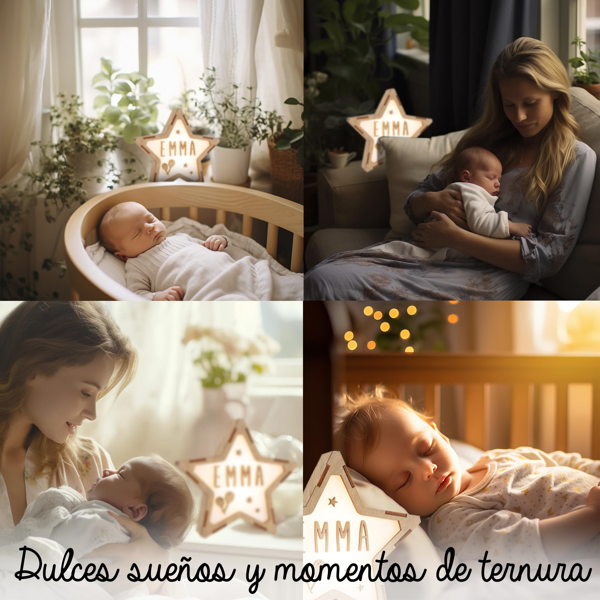 WONDEE Lampada Personalizzata con Nome, Luce Notturna Bambini - Regalo Neonato Maschio e Femmina, Regalo Battesimo Bimbo e Bimba, idee Regali Personalizzati Bambino e Bambina 0 1 2 3 4 5 anni