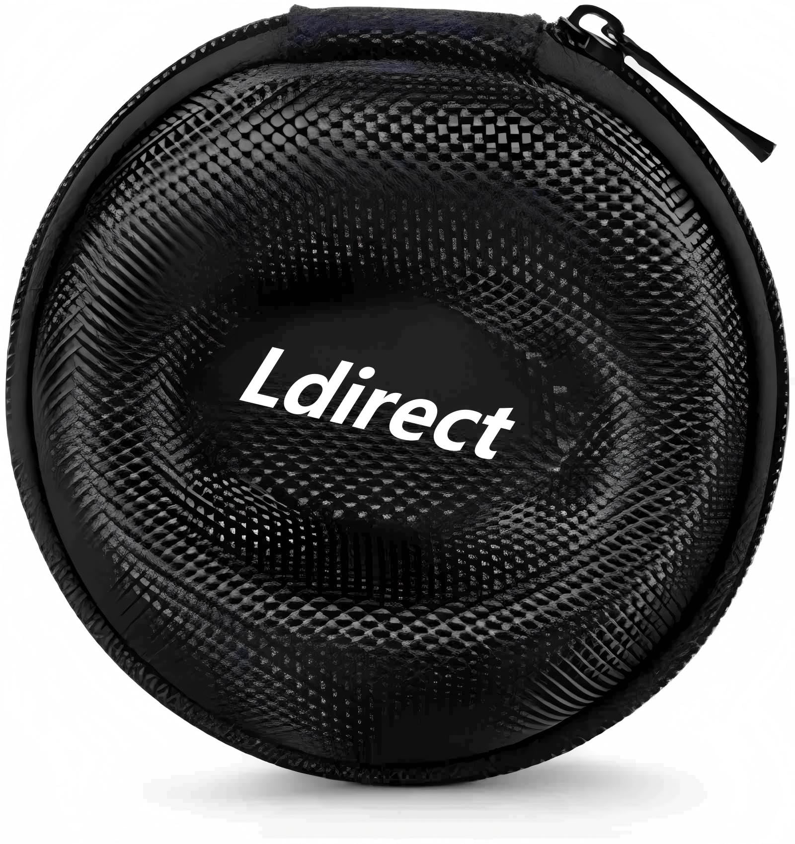 Ldirect 2 Pack Watch Travel Cases Single Watch Storage Boxes with Zipper for Most Smart Watches and Wristwatches up to 50mm