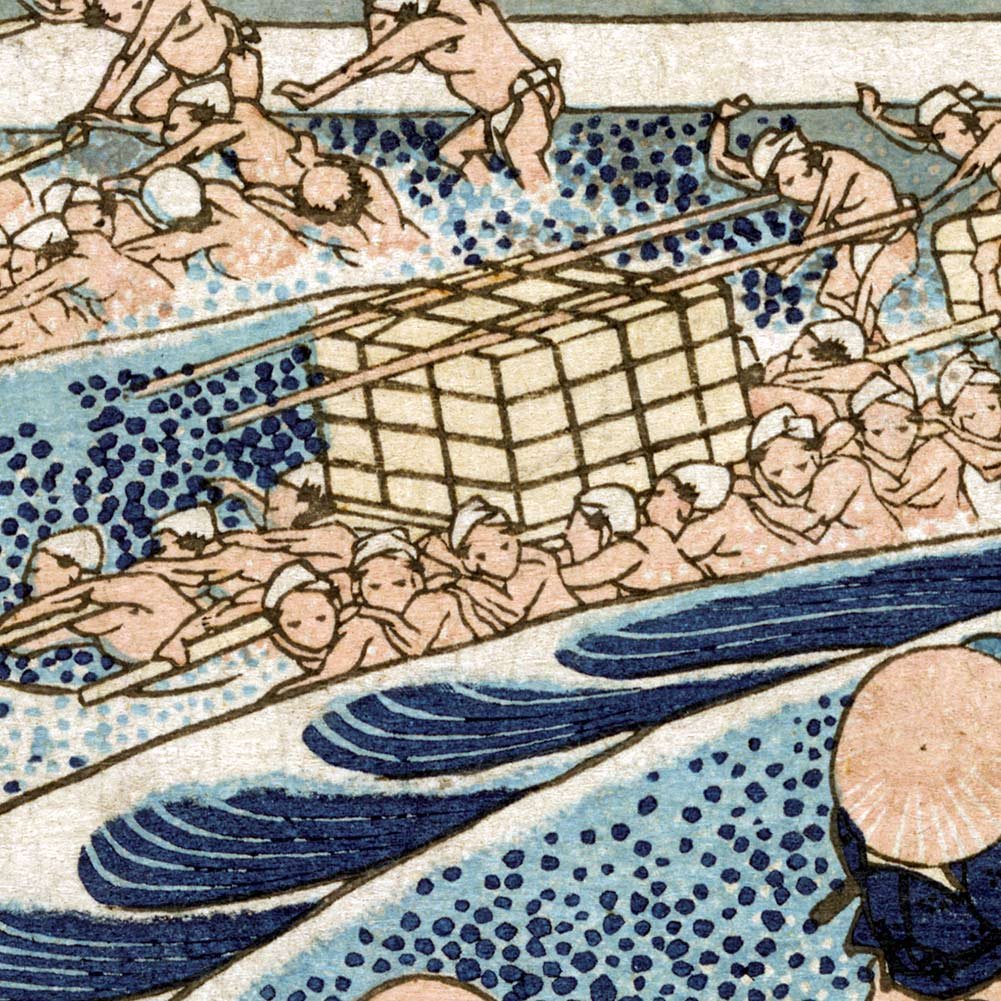 Amazon.com: Set of Three (3) Japanese Water Themed Canvas Prints