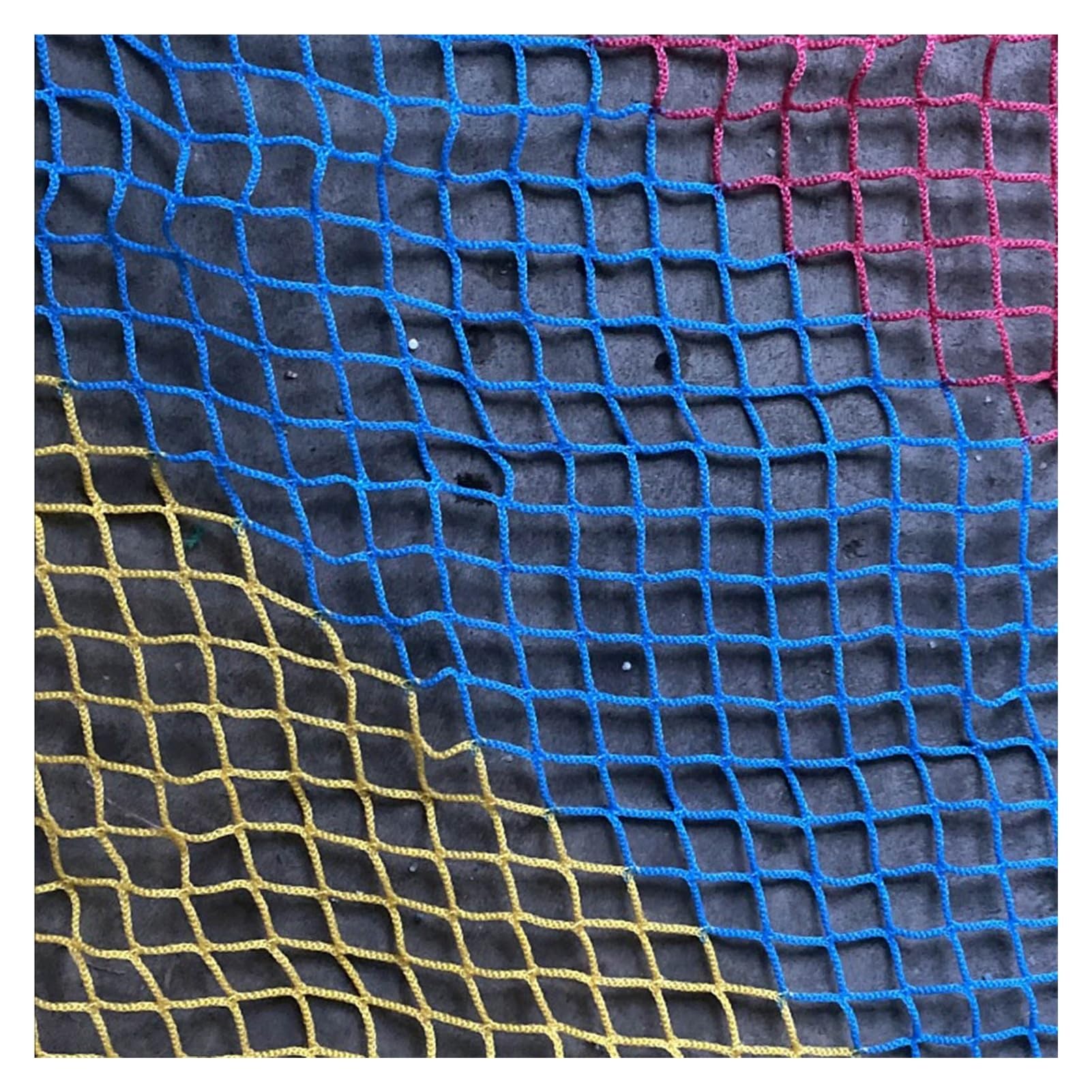 Treppenschutznetz für Wohnungen Flexibel Und Dennoch Robust Und Stabil Absturzsicheres Seilnetz Geeignet für Baustellen 4x6m(13.1x19.7ft)