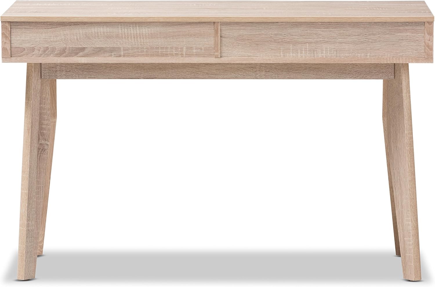 Desk with drawers reinserted