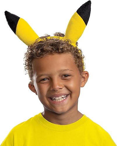 Disguise Pokemon Pikachu Ears, accesorio oficial de Pokemon para disfraz de la cabeza, Unisize (8+)