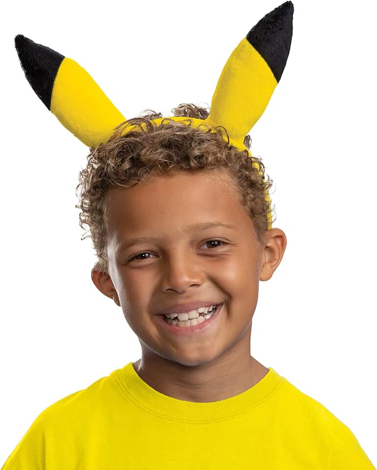 Disguise Pokemon Pikachu Ears, Official Pokemon Costume Accessory Headband, Unisize (8+)