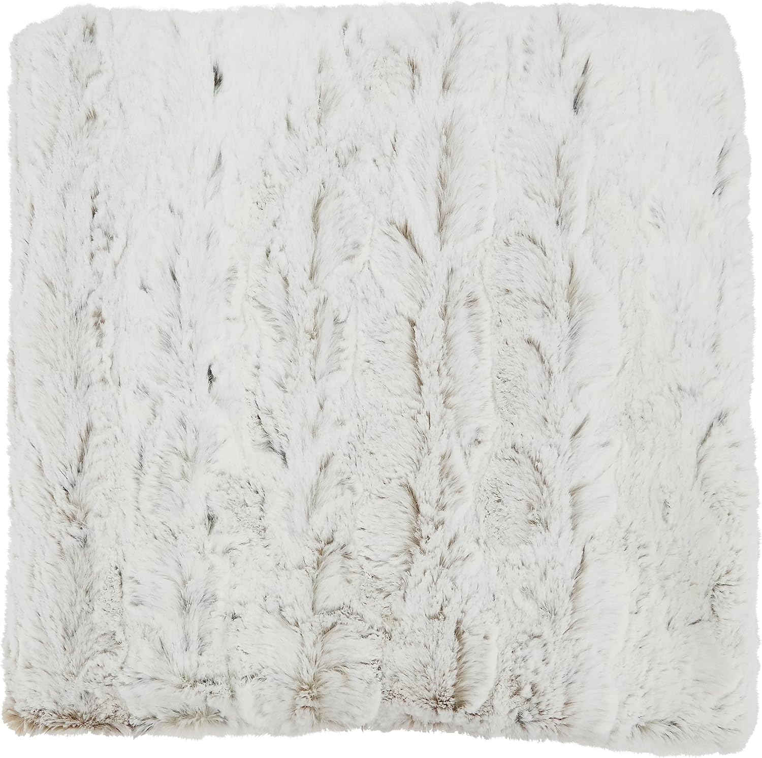 SARO LIFESTYLE Plush Paradise Faux Fur Throw Blanket