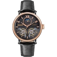 Hollywood Mens Analog Automatic Watch with Leather Bracelet I09601