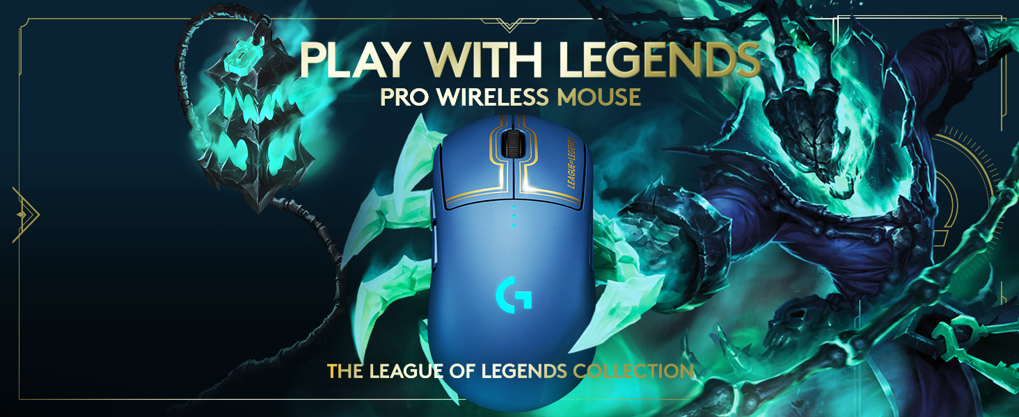 Amazon.com: Logitech G Pro Wireless Gaming Mouse - League of