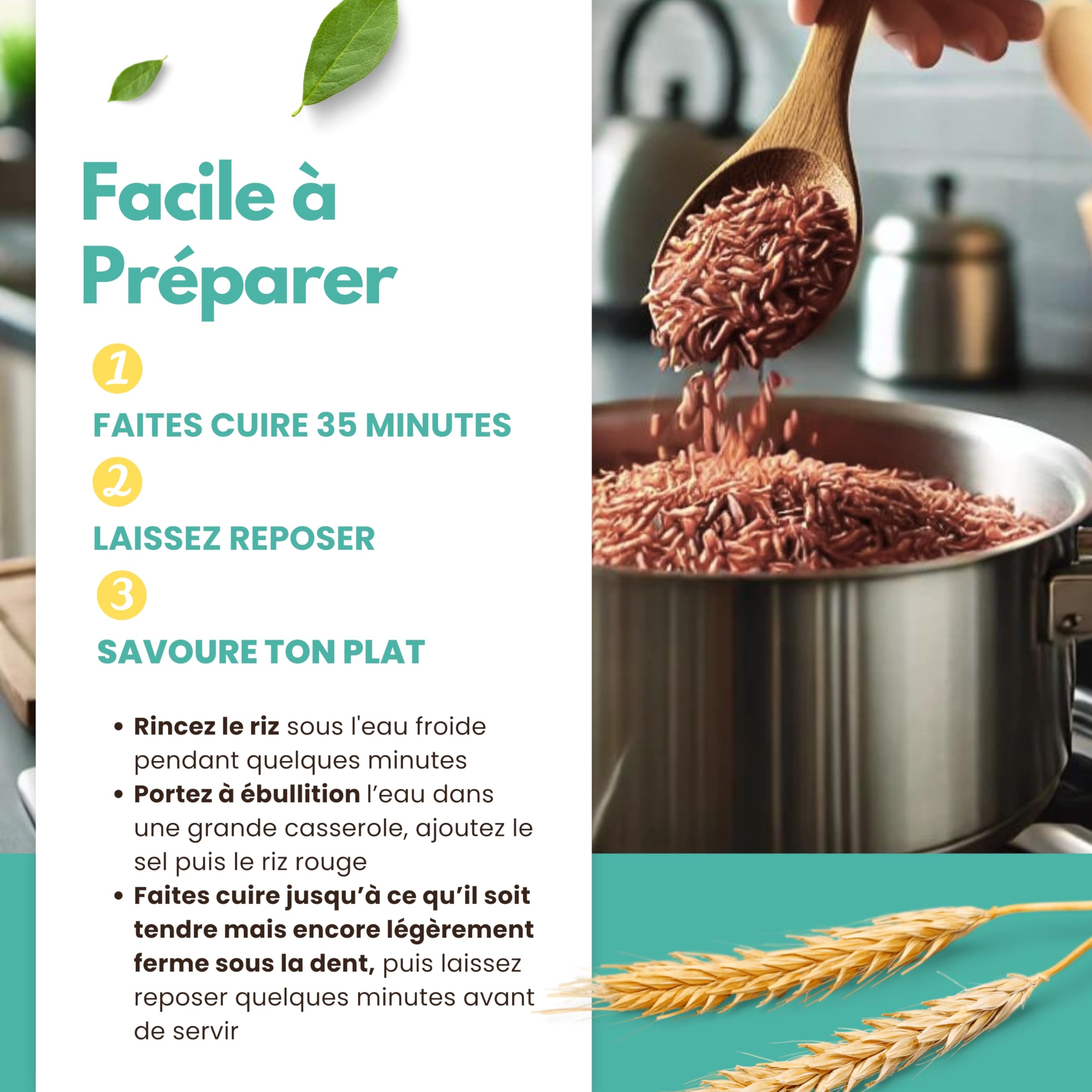 Riz Rouge Italien Complet – 2 kg (2 x 1 kg) – Riche en Fibres et Antioxydants – Sans Gluten – Idéal pour Salades et Accompagnements Sains – Piémont | 13 di Ilaria