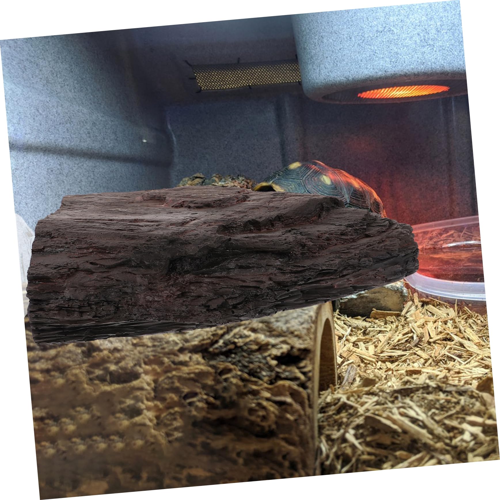 TOYANDONA Piedra para Tomar El Sol De Resina Plataforma para Tortugas Decoración para Acuarios De Tortugas Plataforma Extragrande para Tomar El Sol Acuario