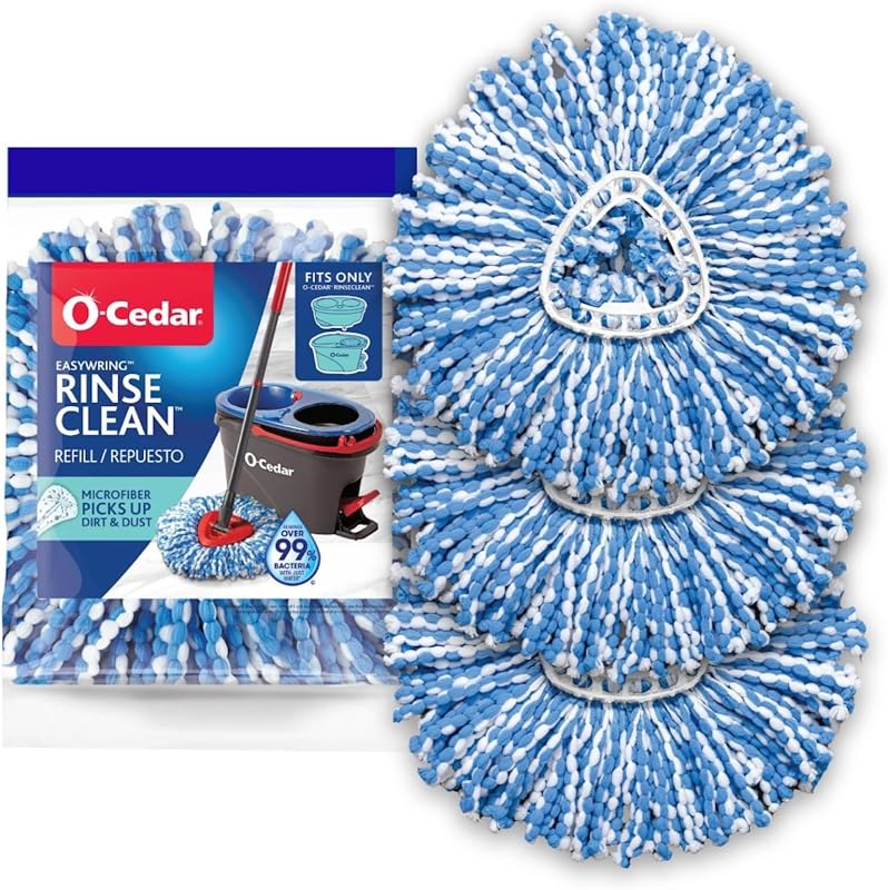 RinseClean Spin Mop Microfiber Refill, 1 CT (Pack of 3)