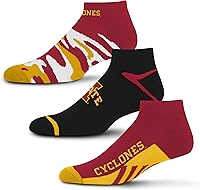 Vista 15 de For Bare Feet Paquete de 3 calcetines tobilleros unisex para adultos de la NCAA Camo Boom