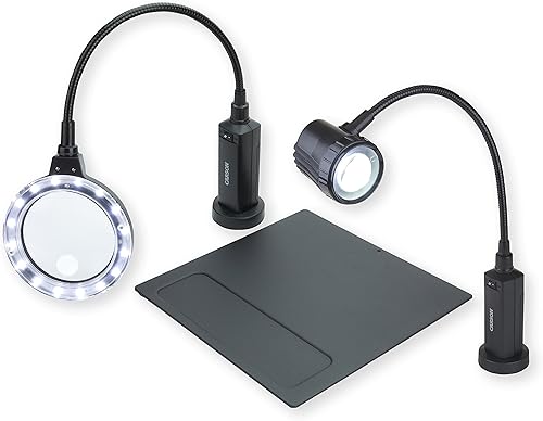 Miniatura 3 de Carson MagniFlex Pro - Lupa y lámpara de trabajo LED LightFlex con base magnética