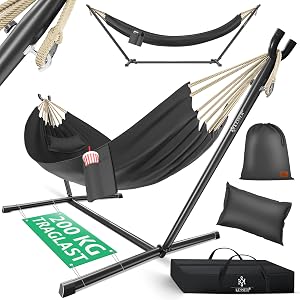 KESSER® Hamaca Lake con Estructura Doble para 2 Personas