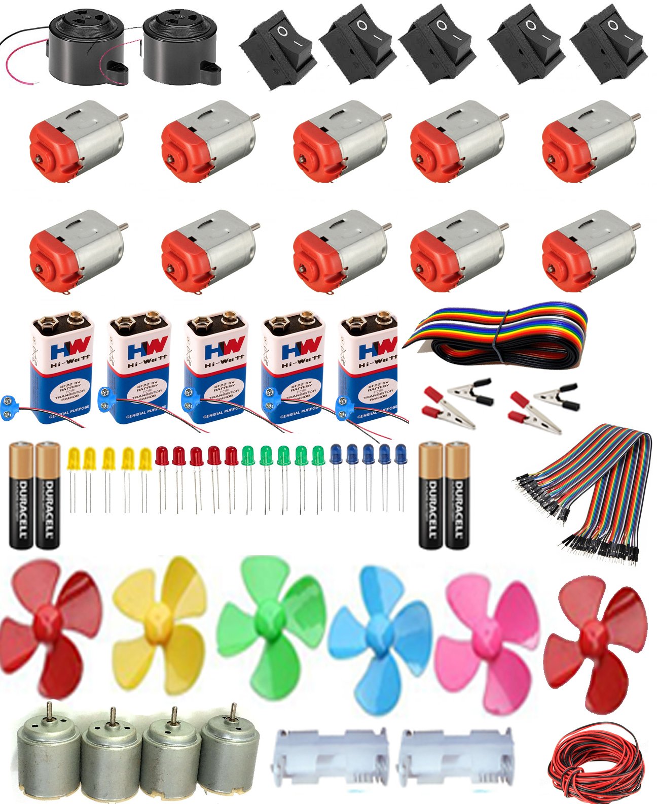 vyga High Speed Motor Kit with Battery Set - Pack of 70