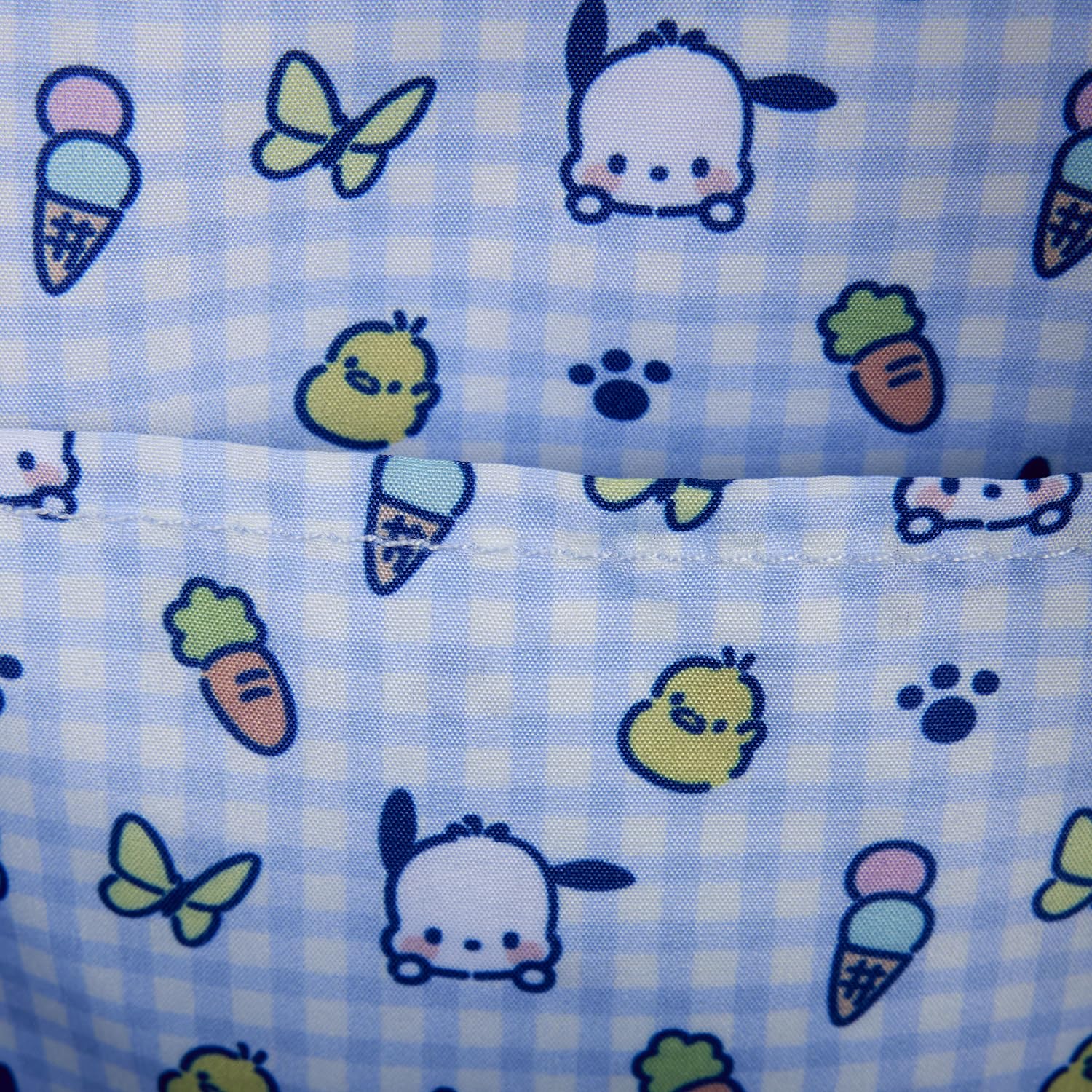 Loungefly Sanrio Pochacco Gingham Mini Backpack Faux Leather A must for any Pochacco fan that wants to take their  main image 2