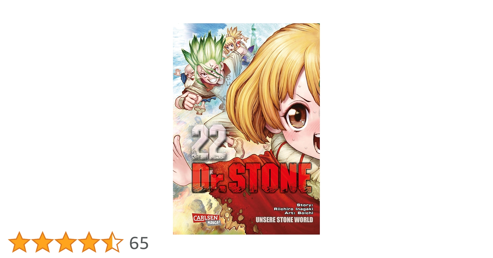 Amazon | Dr. Stone 22: Verrueckte Abenteuer, Action und