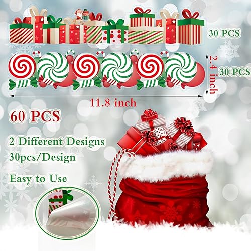 Miniatura 2 de HXYCNNA Bordes de tablón de anuncios de Navidad de 59 pies, boletín de aula, borde de tablón de anuncios, decoración de tablón de anuncios de