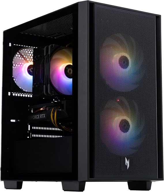 acer Nitro 60 N60-640-UR13 Gaming Desktop | Intel Core i7-14700F 20-Core Processor | NVIDIA GeForce RTX 4060 | 32GB DDR5 | 2TB PCIe Gen 4 SSD | Wi-Fi 802.11ac | Gigabit Ethernet | Windows 11 Home