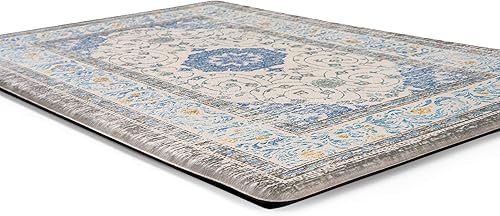 Vista 3 de Rugshop Alfombrilla tradicional antifatiga de pie de 18 x 30 pulgadas, color azul