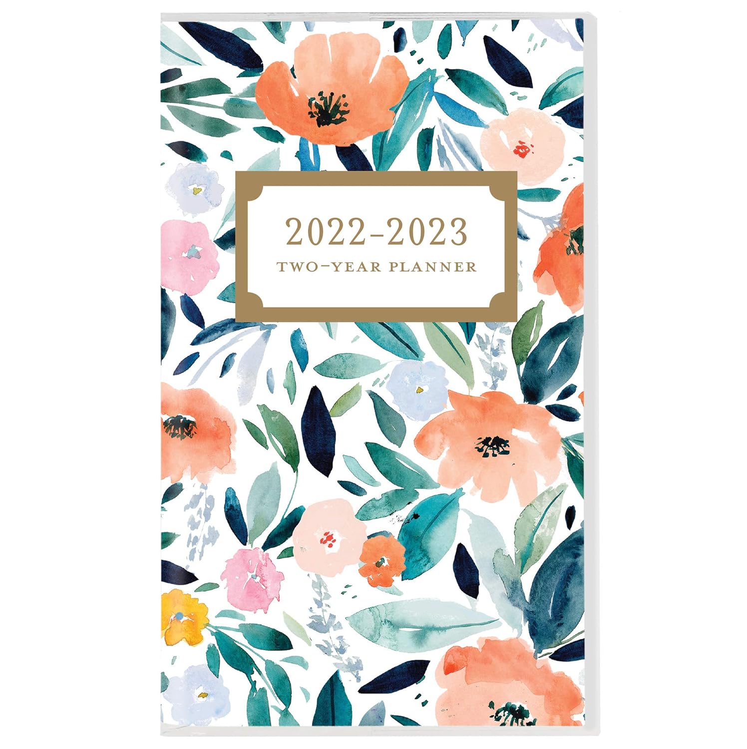 Graphique 20222023 Pocket Calendar Happy Floral 2 Year Monthly