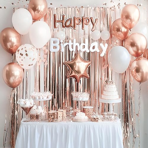 Vista 126 de PartyWoo Cortinas de flecos de aluminio plateadas, 2 serpentinas plateadas de 3.3 x 6.6 pies, telón de fondo con flecos, fondo de oropel, cortina