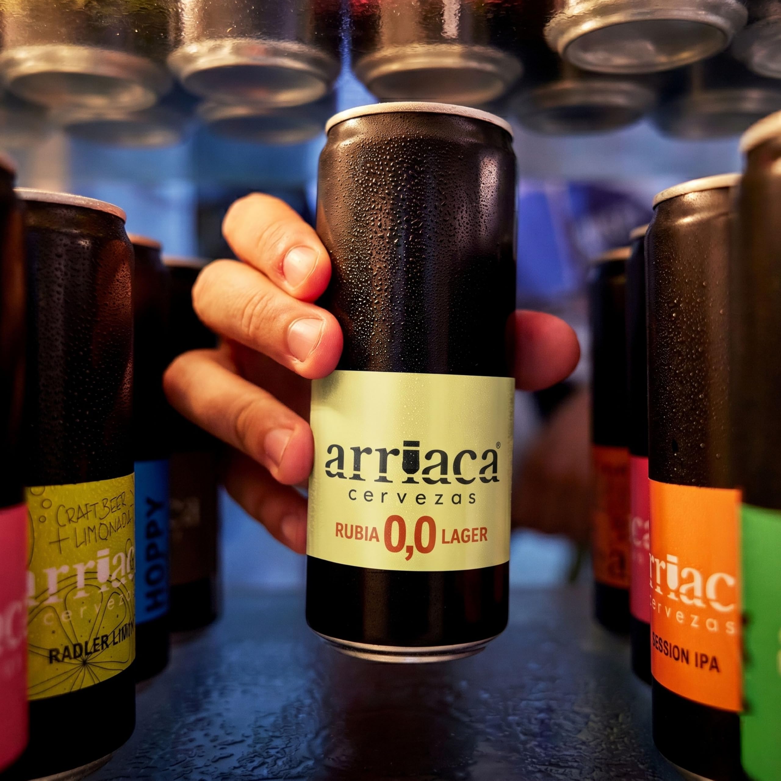 Cerveza Premium Arriaca IPA SIN ALCOHOL Y SIN GLUTEN en Pack Fabricación Artesanal (24 Latas 33cl)