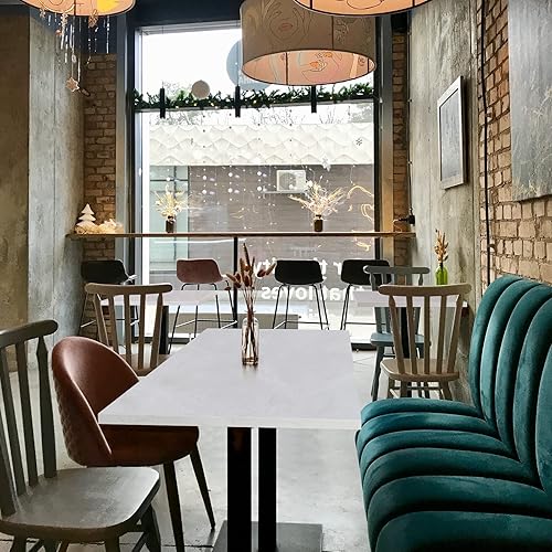 Miniatura 262 de Kaboon Mesa universal de 45.67 x 23.62 pulgadas, escritorio sólido de una pieza, encimera de melamina reversible, escritorios dobles, escritorio en