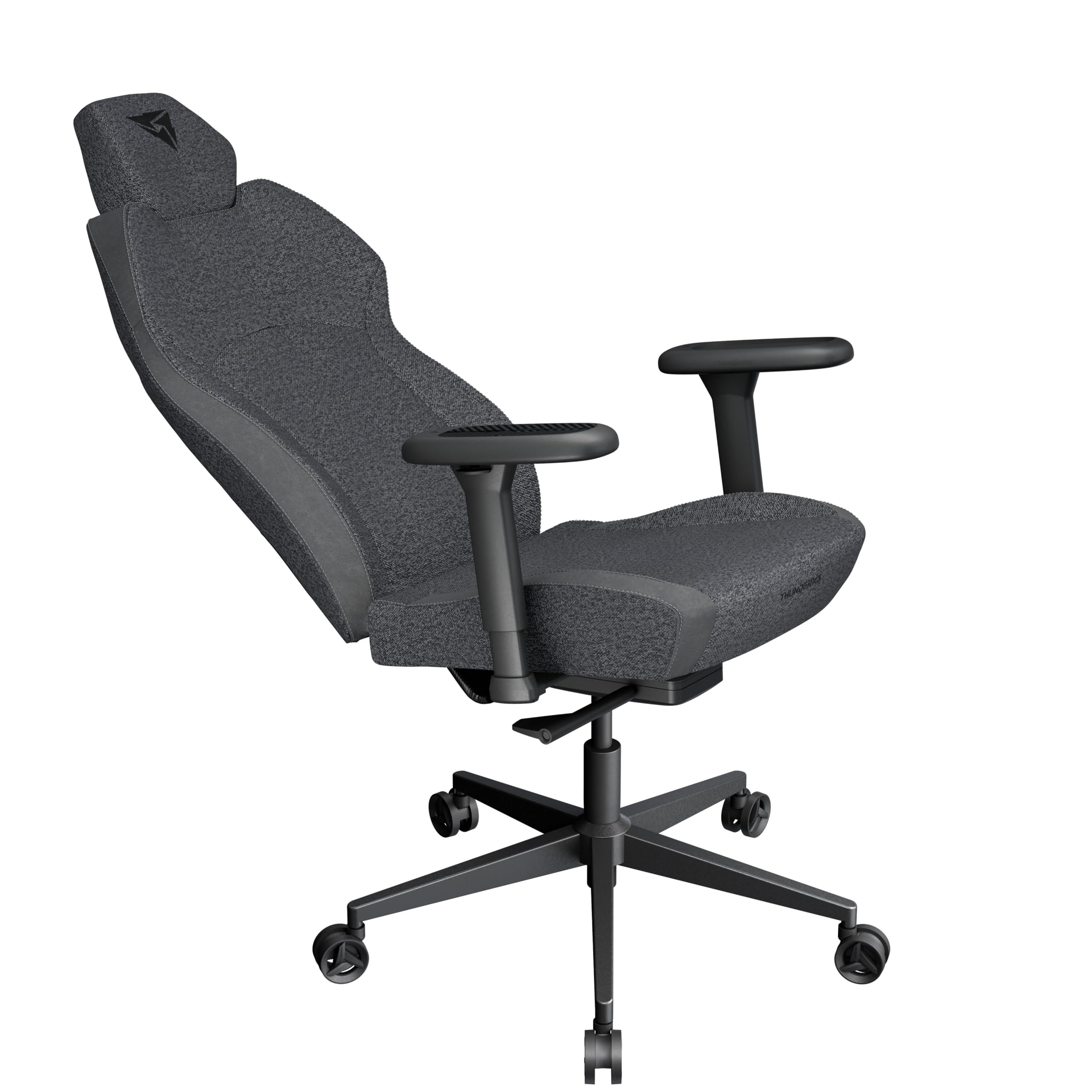 ThunderX3 Solo 360 Hybrid Gaming-Stuhl – Loft Air Dunkelgrau | Mehrschichtiges atmungsaktives Gewebe, vollständig geformter Schaumstoff, Synchronmechanik, 3D x 360 Armlehnen