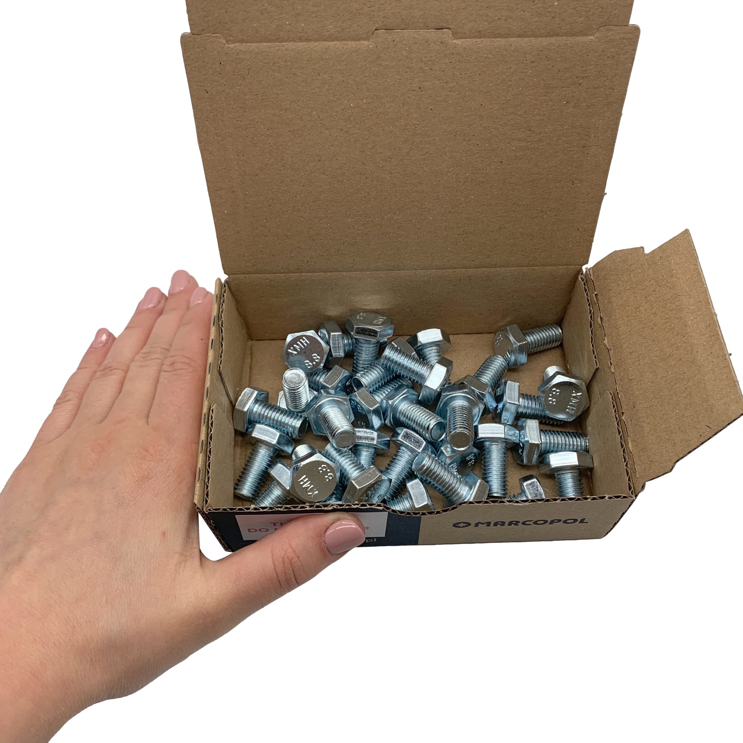 BULLONI TESTA ESAGONALE DIN 933 Viti A Tappo Esagonali Completamente - Foto 9