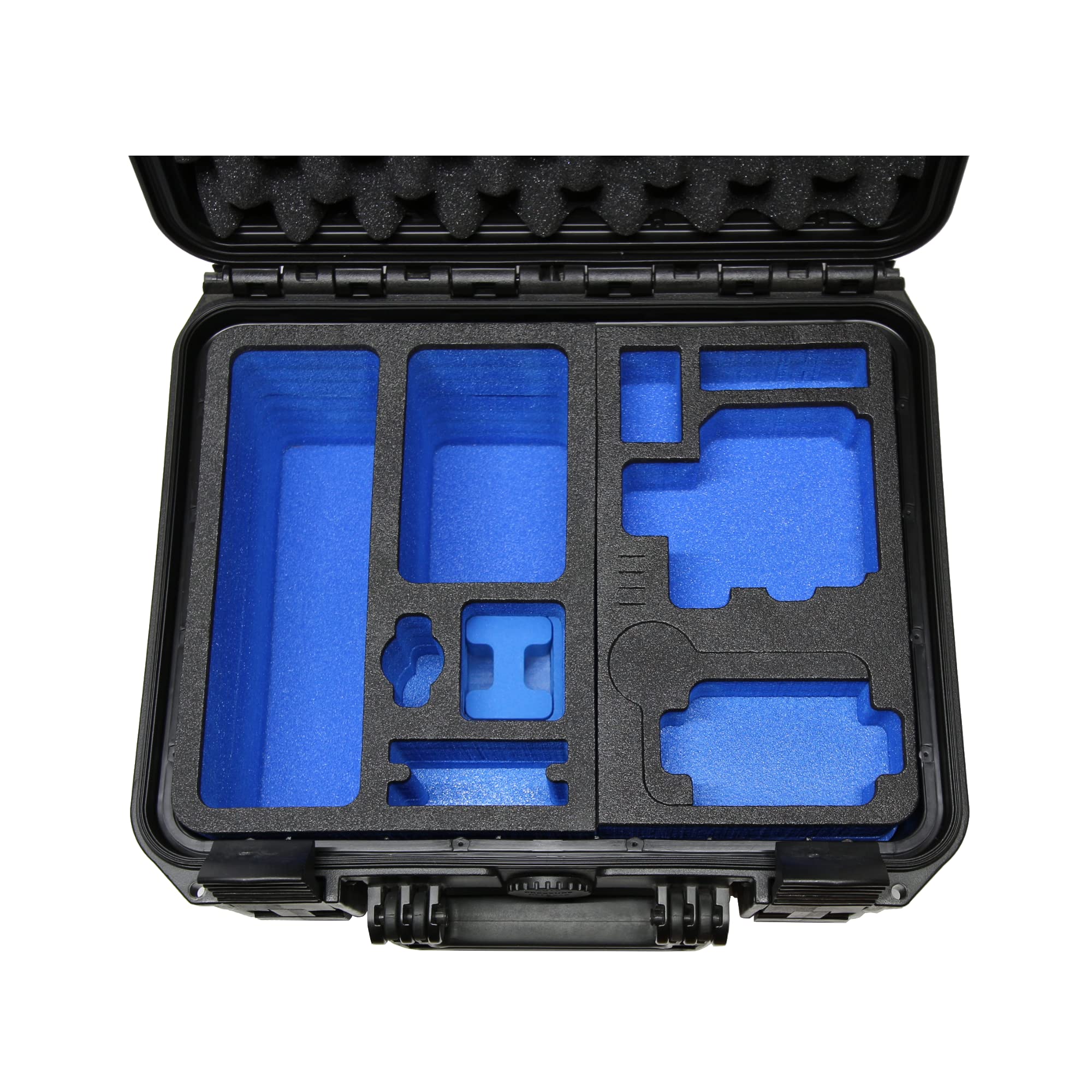 TOMcase Koffer für GoPro Hero - Tragetasche Model 7 bis 13 mit viel Platz für Ausrüstung und Zubehör - wasserdichter Outdoor Case - Transportkoffer (Koffer GoPro Hero)