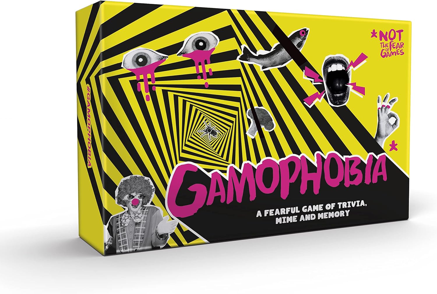 Bubblegum Stuff - Gamophobia Card Game | A Fearful Game of Trivia Mime and Memory | Fun Party Game | Suitable for Adults and Teenagers