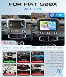 Motorsi Carplay Autoradio per Fiat 500X 2014-2020 - 2